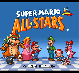 Super Mario All-Stars (title screen)